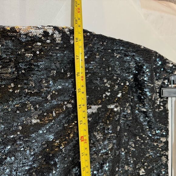 Sans Souci Black Sequin Mini Skirt - Picture 6 of 9